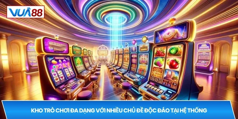 Kho trò chơi đa dạng với nhiều chủ đề độc đáo tại hệ thống