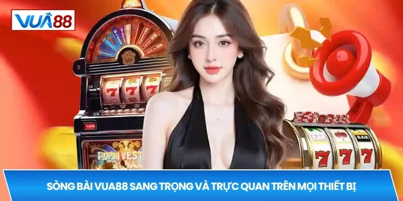 Sòng bài VUA88 sang trọng và trực quan trên mọi thiết bị
